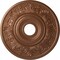 Ekena Millwork Vienna Ceiling Medallion (Fits Canopies up to 6 1/2"), 20"OD x 3 1/2"ID x 1 1/2"P, Polished Copper CM20VIPOS - alternate 1